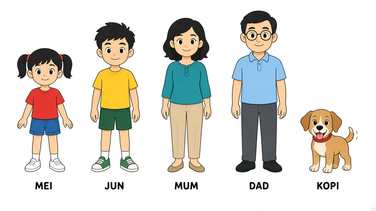 The Word Tree family